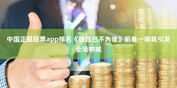 中国正规股票app排名《敬自己不为谁》前奏一响就引发全场呐喊